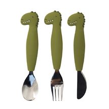 Set di posate in silicone Mr. Dino TX-96-442 Trixie 1