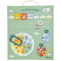 Calendario Il tempo che passa verde - FR LL83661 Lilliputiens 1