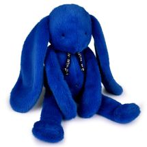 Peluche Coniglio Méloé 37 cm - Blu elettrico MA0325 Maïlou Tradition 1