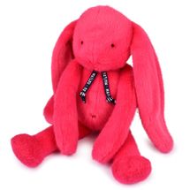 Peluche Coniglio Méloé 37 cm - Rosa fucsia MA0330 Maïlou Tradition 1