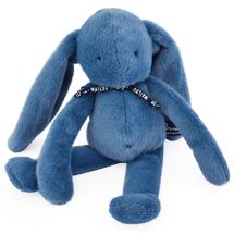 Peluche Coniglio Méloé 37 cm - Blu scuro MA0037 Maïlou Tradition 1