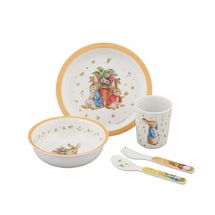 Set da 5 pezzi Peter Coniglio arancione PJ-BP701T Petit Jour 1