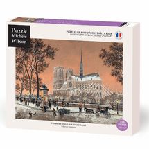 Prima neve su Notre-Dame di Delacroix A1314-650 Puzzle Michèle Wilson 1