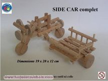 Carrello laterale - legno naturale ETA0116-1074 Equilibre et aventure 1