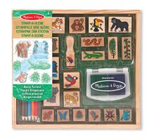 Tappetini per timbri Foresta tropicale M&D12423-3917 Melissa & Doug 1