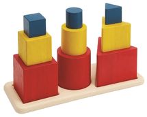 3 puzzle di incorporamento di forme PT5463 Plan Toys 1