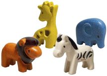 Figurine - 4 animali della savana PT6128 Plan Toys 1