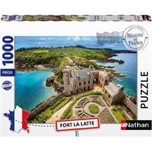 Puzzle Alla scoperta di Fort La Latte 1000 pezzi NA12001877 Nathan 1