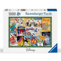 Puzzle Locandina vintage di film Disney 1000 pezzi RAV12000689 Ravensburger 1