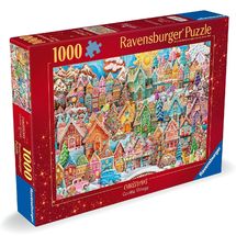 Puzzle Villaggio di biscotti natalizi 1000 pezzi RAV12001267 Ravensburger 1