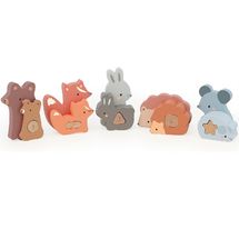 Animali in legno da impilare e contare V7125 Vilac 1