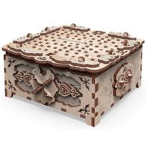 Scatola segreta Fantasia floreale modello meccanico GI-PWBSF Mr Playwood 1