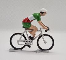 Figurina di ciclista con la maglia di campione italiano FR-R5 Fonderie Roger 1