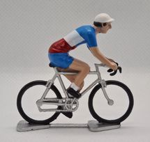 Statuetta di ciclismo con la maglia del campione francese FR-R9 Fonderie Roger 1