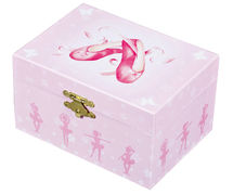 Cofanetto musicale Chaussons Ballerine Rose TR-S50975 Trousselier 1