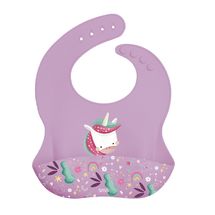 Bavaglino in silicone Sparkly l'unicorno SJ-SI0986 Sassi Junior 1
