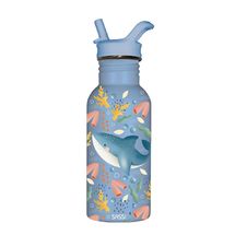 Bottiglia in acciaio 500 ml Splashy lo squalo SJ-SB3055 Sassi Junior 1