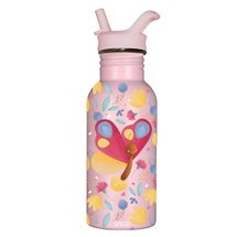 Bottiglia in acciaio 500 ml Twirly la farfalla SJ-SB3062 Sassi Junior 1