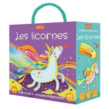 Libro e puzzle Gli unicorni SJ-310070 Sassi Junior 1