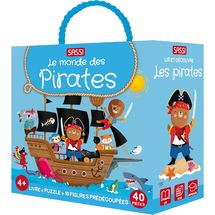 Libro e puzzle I pirati SJ-314733 Sassi Junior 1