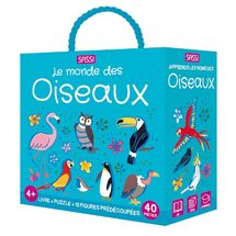 Libro e puzzle Gli uccelli SJ-329331 Sassi Junior 1