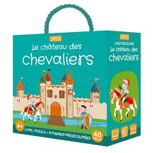 Libro e puzzle I cavalieri SJ-381193 Sassi Junior 1