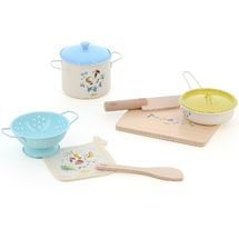 Set di pentole in legno e metallo V8181 Vilac 1