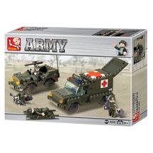 Army - Ambulanza militare 229 pezzi SL-M38-B6000 Sluban 1
