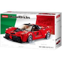 Model Bricks - Auto italiana rossa SL-M38-B0955 Sluban 1