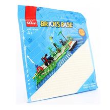 Base in mattoncini da costruzione - Bianca SL-M38-B0833B Sluban 1