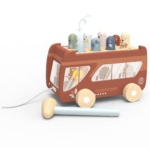 Autobus da tirare e martellare SM-SP1017 Speedy Monkey 1