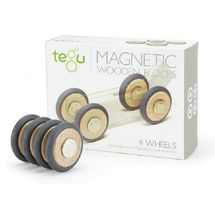 Set di 4 ruote magnetiche in legno Tegu TG-M-12-059 Tegu 1