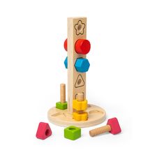 Torre di viti e dadi BJ37002 Bigjigs Toys 1