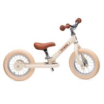Bici senza pedali in acciaio crema opaco TBS-2-CRM-VIN Trybike 1