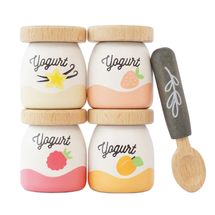 Set di 4 yogurt in legno TV340 Le Toy Van 1