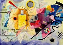 Giallo rosso blu di Kandinsky K066-50 Puzzle Michèle Wilson 1