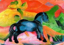Cavallo blu di Franz Marc K60-12 Puzzle Michèle Wilson 1
