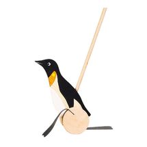 Pinguino da spingere in legno GK-WP005 Goki 1