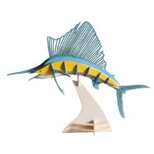 Modello 3D in carta pesce vela FI11660 Fridolin 1
