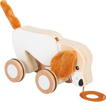 Cane da trainare con orecchie scricchiolanti LE12562 Small foot company 1