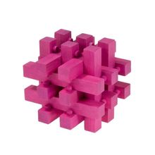 Puzzle di bambù da costruzione magenta RG-17183 Fridolin 1