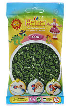Sacchetto di 1000 perline di plastica Midi verde foresta HAMA-207-102 Hama 1