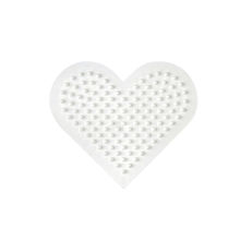 Piccola placca a cuore con perline in plastica Midi bianca HAMA-236 Hama 1