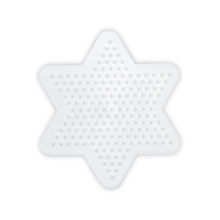 Piatto piccola stella bianca perle di plastica Midi HAMA-270 Hama 1