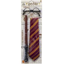 Occhiali, Bacchetta e Cravatta di Harry Potter R301119 Rubies 1
