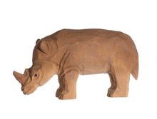 Figurina Rinoceronte in legno WU-40456 Wudimals 1