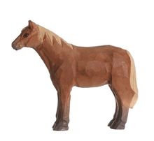 Figurina marrone cavallo in legno WU-40603 Wudimals 1