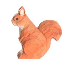 Figurina scoiattolo rosso in legno WU-40714 Wudimals 1