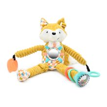 Peluche attività di viaggio Cyranos la volpe DE42136 Les Déglingos 1