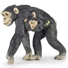 Figurina di scimpanzé e bambino PA50194 Papo 1